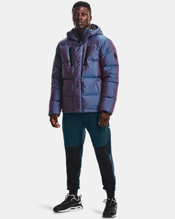 Men's ColdGear® Infrared Down Iridescent Jacket, Blue, pdpMainDesktop image number 2